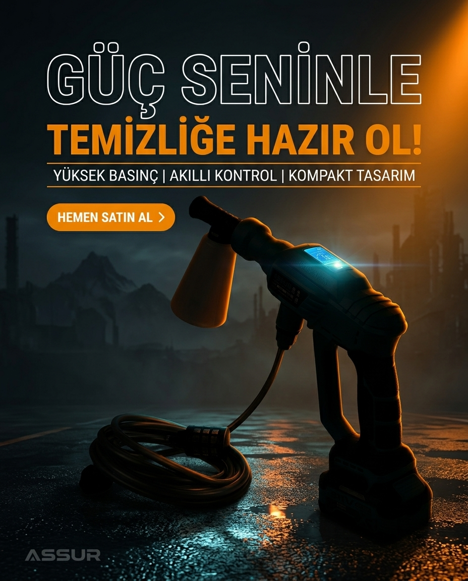 ASSUR 21V Kablosuz Basınçlı Yıkama Makinesi — Hemen Satın Al